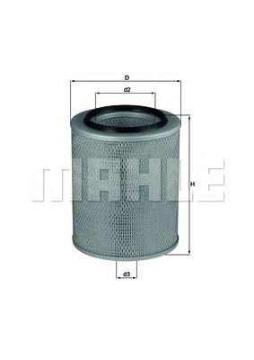 KNECHT lx562 -  Воздушный фильтр