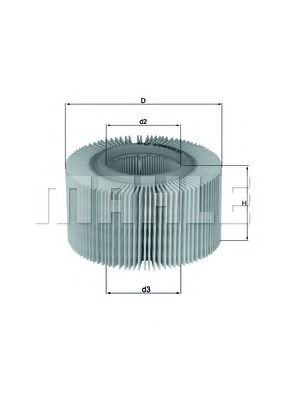KNECHT lx578 -  Воздушный фильтр