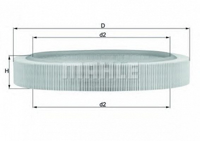 KNECHT lx58 -  Воздушный фильтр