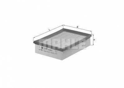 KNECHT lx598 -  Воздушный фильтр