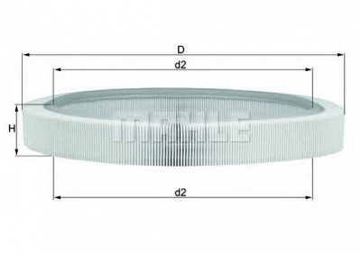 KNECHT lx61 -  Воздушный фильтр