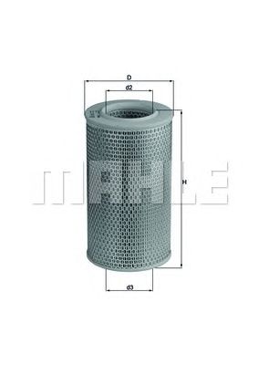 KNECHT lx611 -  Воздушный фильтр