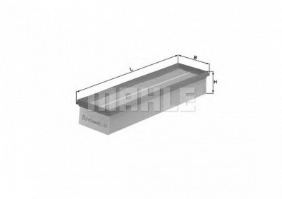 KNECHT lx617 -  Воздушный фильтр