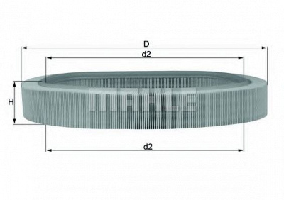 KNECHT lx638 -  Воздушный фильтр