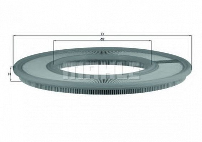 KNECHT lx66 -  Воздушный фильтр
