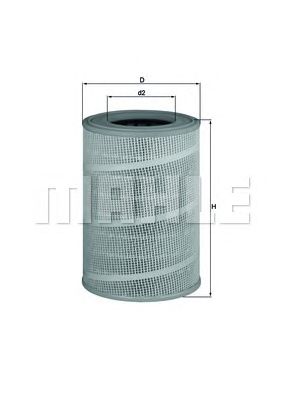 KNECHT lx666 -  Воздушный фильтр