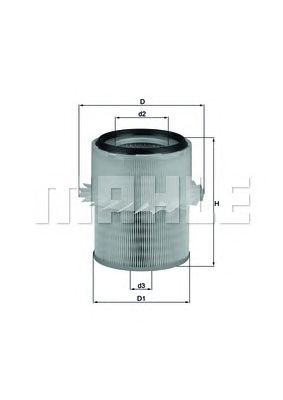 KNECHT lx673 -  Воздушный фильтр