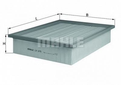 KNECHT lx678 -  Воздушный фильтр