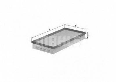 KNECHT lx686 -  Воздушный фильтр