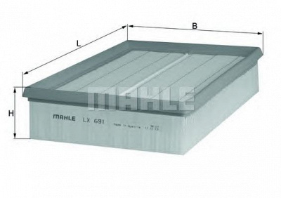 KNECHT lx691 -  Воздушный фильтр