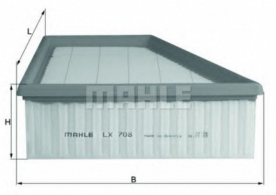 KNECHT lx708 -  Воздушный фильтр