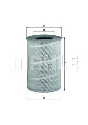 KNECHT lx713 -  Воздушный фильтр