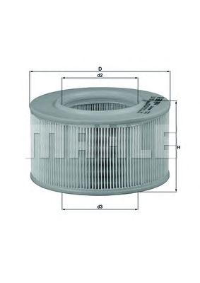KNECHT lx720 -  Воздушный фильтр