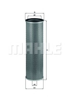 KNECHT lx732 -  Воздушный фильтр