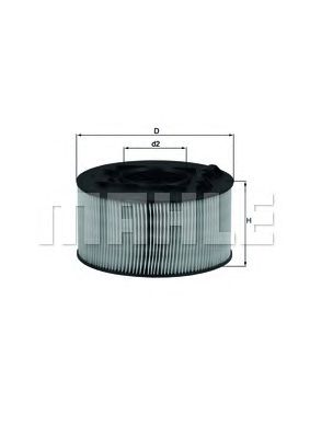 KNECHT lx759 -  Воздушный фильтр