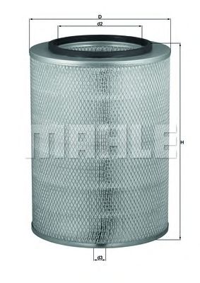KNECHT lx763 -  Воздушный фильтр