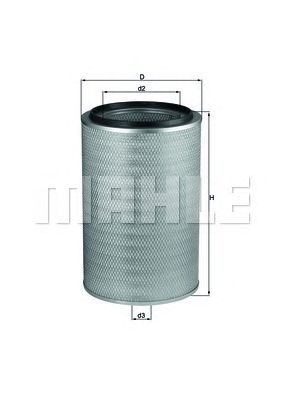 KNECHT lx768 -  Воздушный фильтр