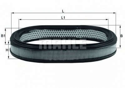 KNECHT lx78 -  Воздушный фильтр