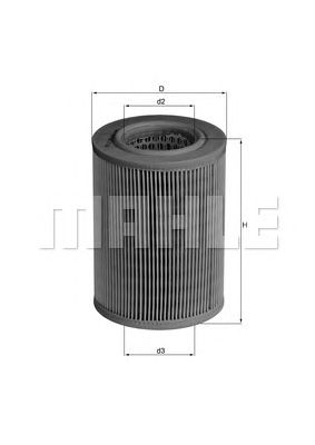 KNECHT lx79 -  Фильтр воздушный