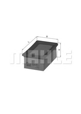 KNECHT lx820 -  Воздушный фильтр
