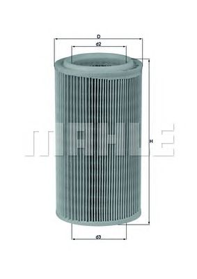 KNECHT lx852 -  Воздушный фильтр