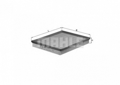KNECHT lx876 -  Воздушный фильтр