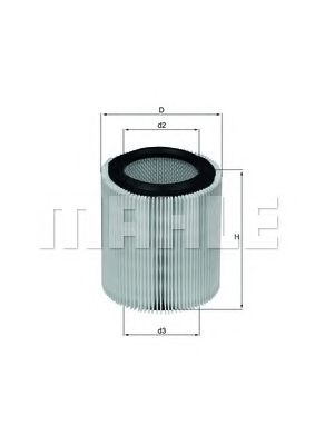 KNECHT lx898 -  Воздушный фильтр