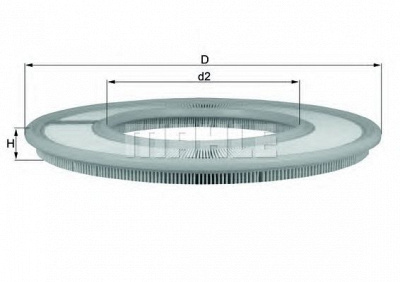 KNECHT lx91 -  Воздушный фильтр
