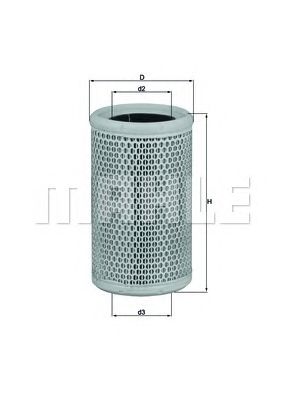 KNECHT lx911 -  Воздушный фильтр