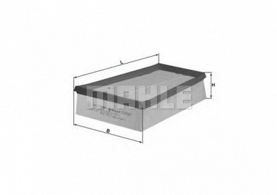 KNECHT lx9573 -  Воздушный фильтр