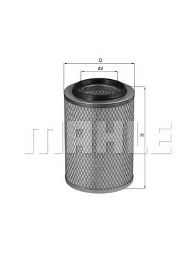 KNECHT lx99 -  Воздушный фильтр