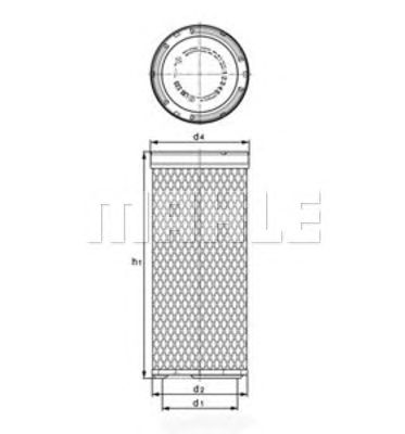 KNECHT lxs223 -  Фильтр добавочного воздуха