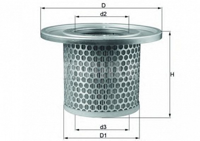 KNECHT lxs233 -  Фильтр добавочного воздуха