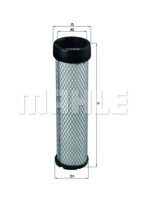 KNECHT lxs256 -  Фильтр добавочного воздуха