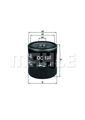 KNECHT oc100 -  Масляный фильтр