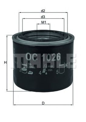 KNECHT oc1026 -  Масляный фильтр
