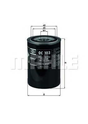 KNECHT oc103 -  Масляный фильтр