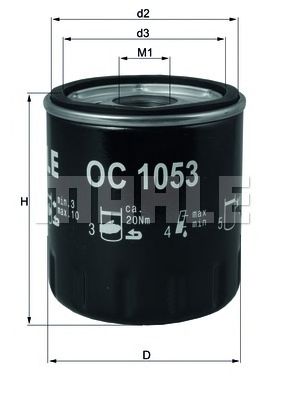 KNECHT oc1053 -  Масляный фильтр