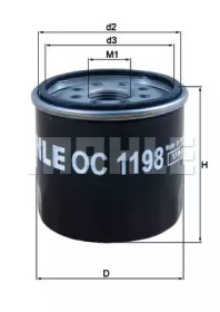 KNECHT oc1198 -  ФИЛЬТР МАСЛЯНЫЙ