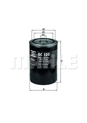 KNECHT oc120 -  Масляный фильтр