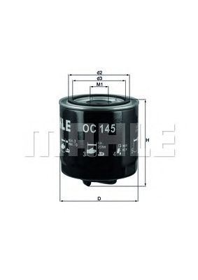 KNECHT oc145 -  Масляный фильтр