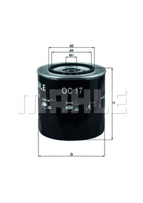 KNECHT oc17 -  Масляный фильтр