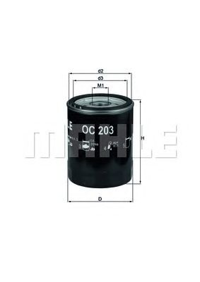 KNECHT oc203 -  Масляный фильтр
