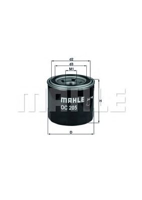 KNECHT oc205 -  Масляный фильтр