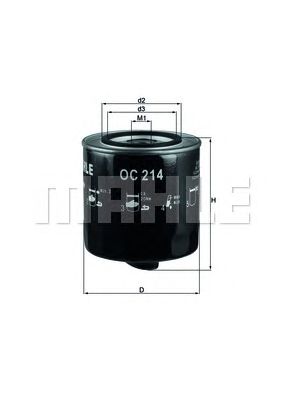 KNECHT oc214 -  Масляный фильтр