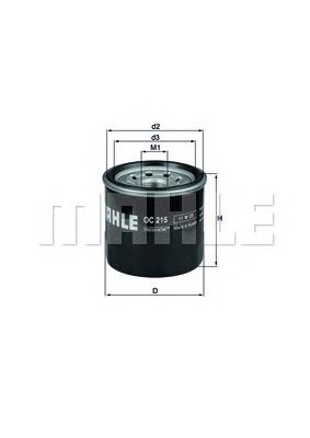 KNECHT oc215 -  Масляный фильтр