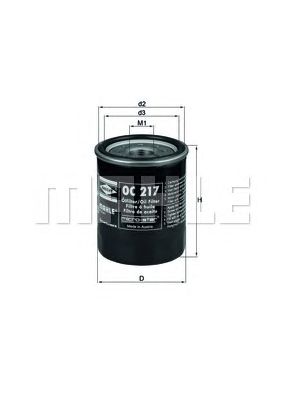 KNECHT oc217 -  Масляный фильтр