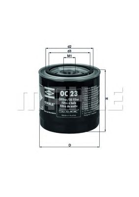 KNECHT oc23 -  Масляный фильтр