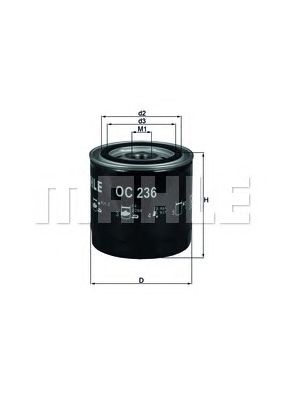 KNECHT oc236 -  Масляный фильтр