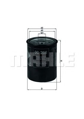 KNECHT oc256 -  Масляный фильтр